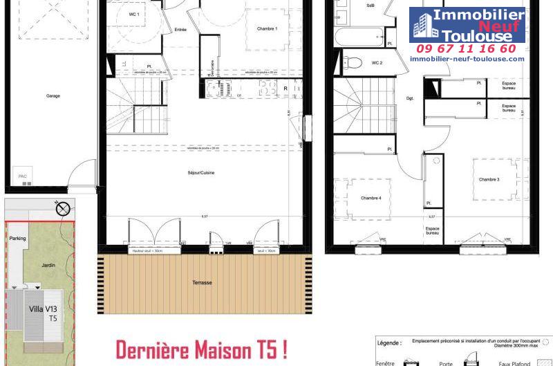 Maisons neuves à Villeneuve-tolosane - Programmes immobiliers neufs Saint agne promotion RE-CREATION BOISEE