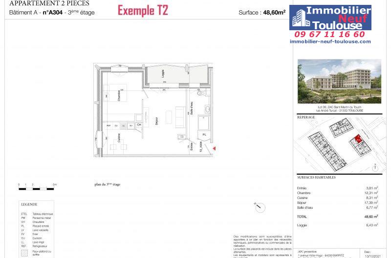 Appartements neufs à Toulouse Saint Martin Du Touch - Programmes immobiliers neufs AFC Promotion Ava Nova