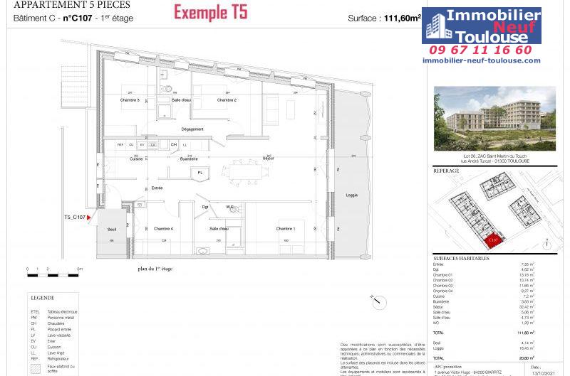 Appartements neufs à Toulouse Saint Martin Du Touch - Programmes immobiliers neufs AFC Promotion Ava Nova