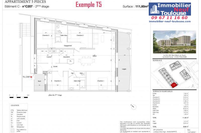 Appartements neufs à Toulouse Saint Martin Du Touch - Programmes immobiliers neufs AFC Promotion Ava Nova