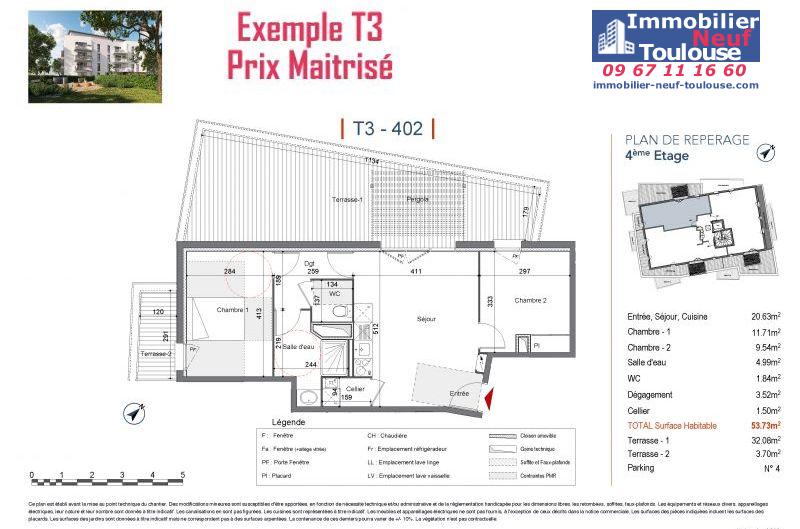 Appartements Prix Maîtrisé Saint Simon - Programmes immobiliers neufs Carle Habitat PANDO