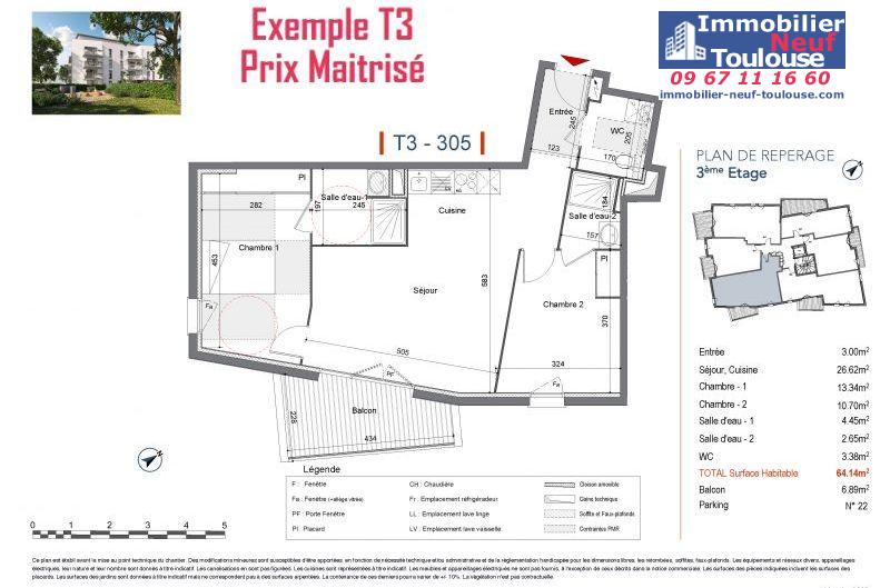 Appartements Prix Maîtrisé Saint Simon - Programmes immobiliers neufs Carle Habitat PANDO