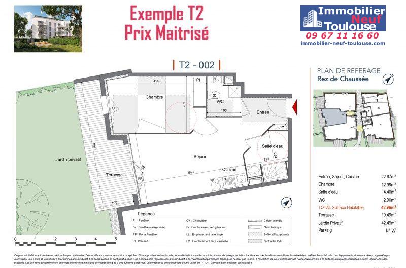 Appartements Prix Maîtrisé Saint Simon - Programmes immobiliers neufs Carle Habitat PANDO