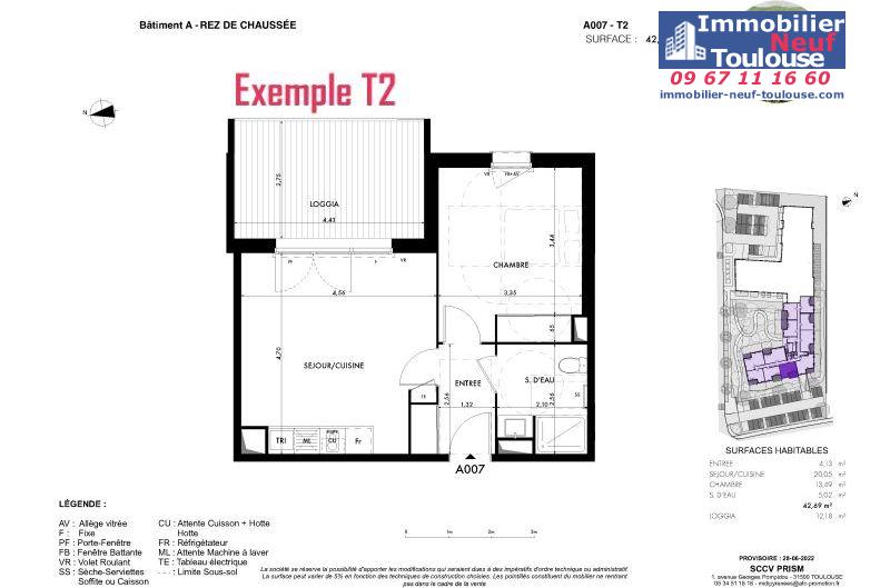Appartements neufs à Muret - Programmes immobiliers neufs AFC Promotion Solea