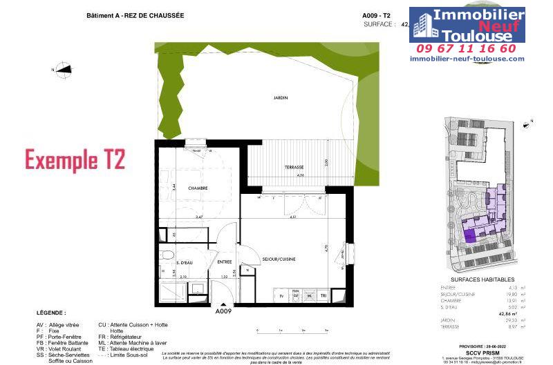 Appartements neufs à Muret - Programmes immobiliers neufs AFC Promotion Solea
