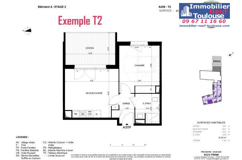 Appartements neufs à Muret - Programmes immobiliers neufs AFC Promotion Solea