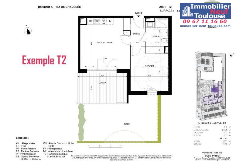 Appartements neufs à Muret - Programmes immobiliers neufs AFC Promotion Solea