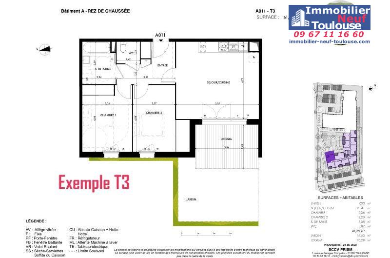 Appartements neufs à Muret - Programmes immobiliers neufs AFC Promotion Solea