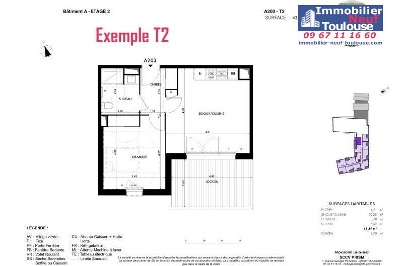 Appartements neufs à Muret - Programmes immobiliers neufs AFC Promotion Solea