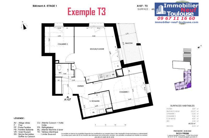 Appartements neufs à Muret - Programmes immobiliers neufs AFC Promotion Solea