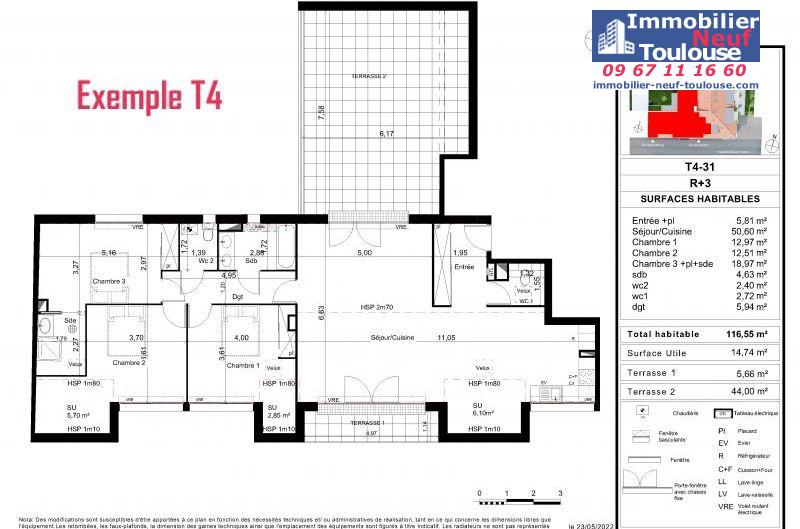 Appartements neufs à Toulouse Saint Cyprien - Programmes immobiliers neufs Promomidi Coeur Arzac /