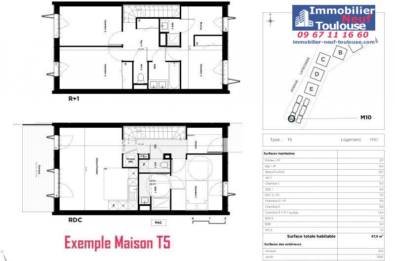 Maisons neuves à Ramonville - Programmes immobiliers neufs Vinci INITIA