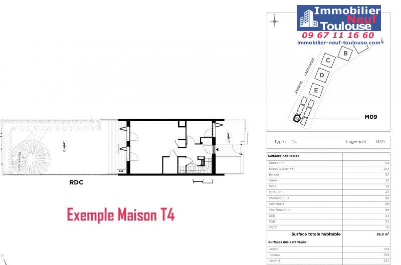 Maisons neuves à Ramonville - Programmes immobiliers neufs Vinci INITIA