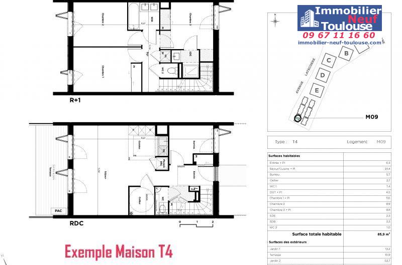 Maisons neuves à Ramonville - Programmes immobiliers neufs Vinci INITIA