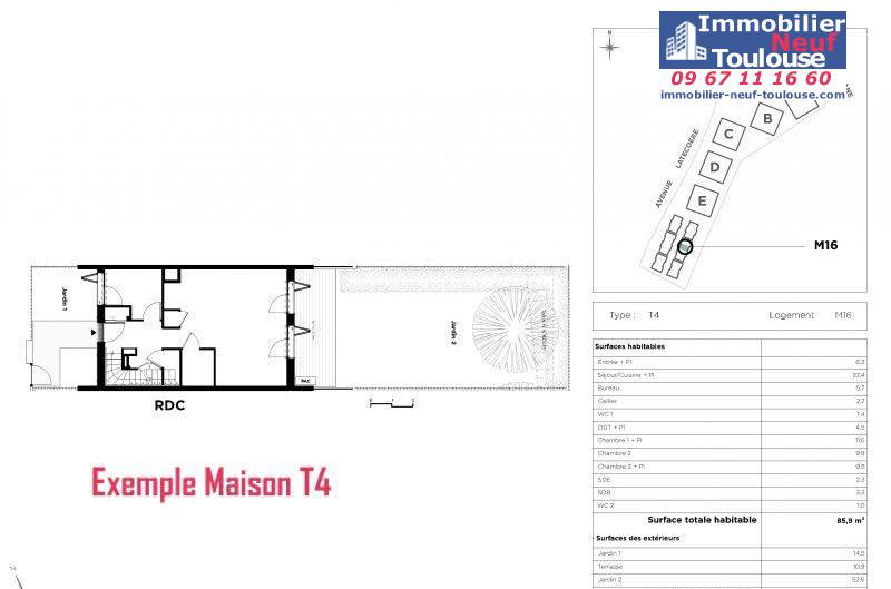 Maisons neuves à Ramonville - Programmes immobiliers neufs Vinci INITIA