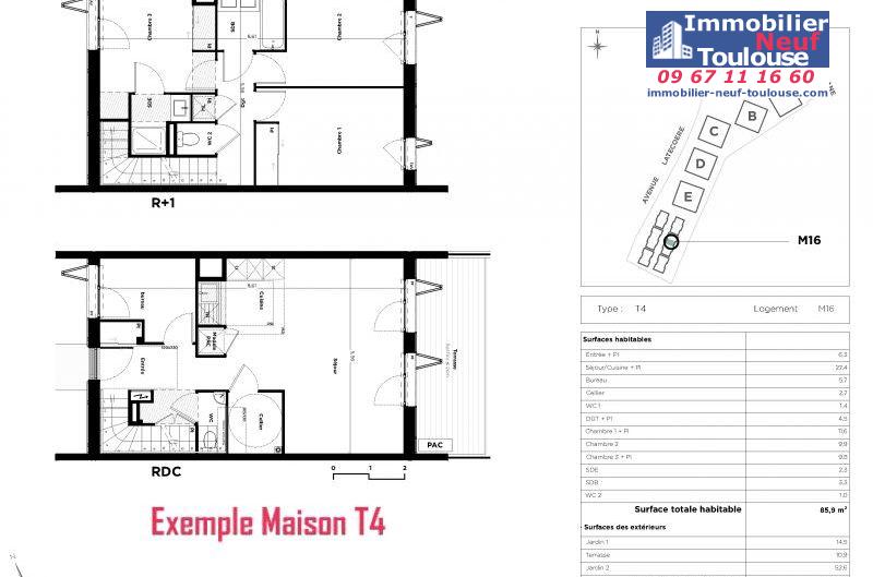 Maisons neuves à Ramonville - Programmes immobiliers neufs Vinci INITIA