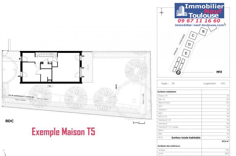 Maisons neuves à Ramonville - Programmes immobiliers neufs Vinci INITIA