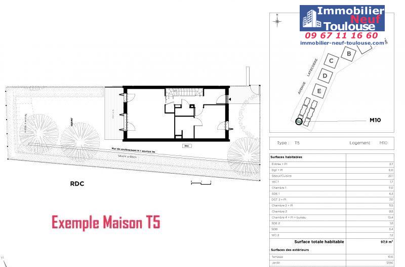 Maisons neuves à Ramonville - Programmes immobiliers neufs Vinci INITIA