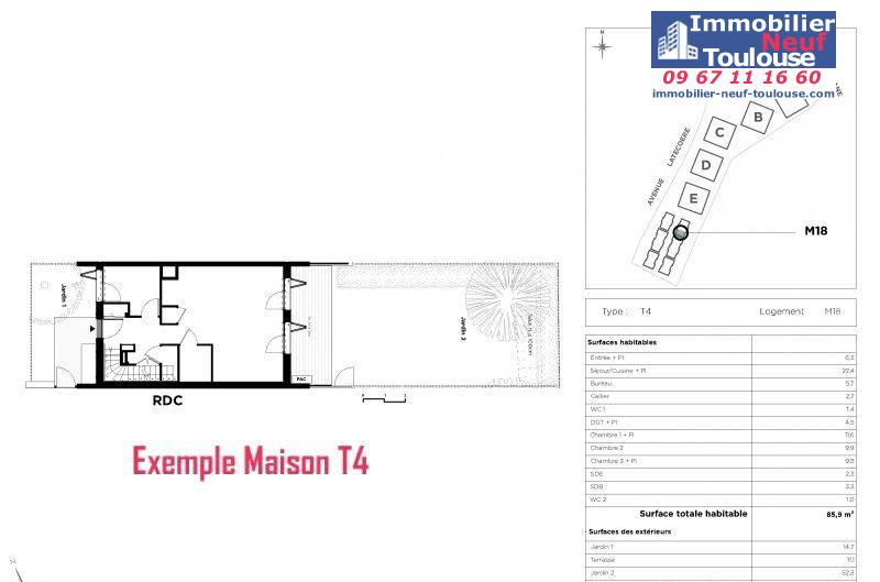 Maisons neuves à Ramonville - Programmes immobiliers neufs Vinci INITIA