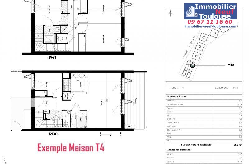 Maisons neuves à Ramonville - Programmes immobiliers neufs Vinci INITIA