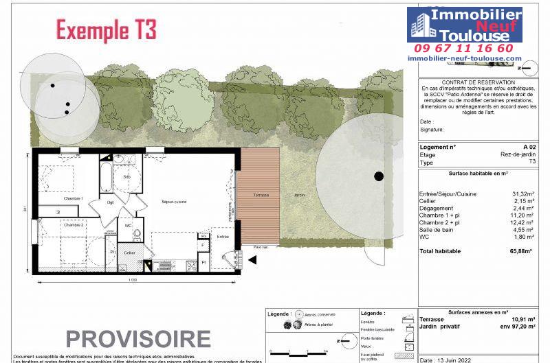 Appartements neufs à Toulouse Lardenne - Programmes immobiliers neufs Saint agne promotion PATIO ARDENNA //