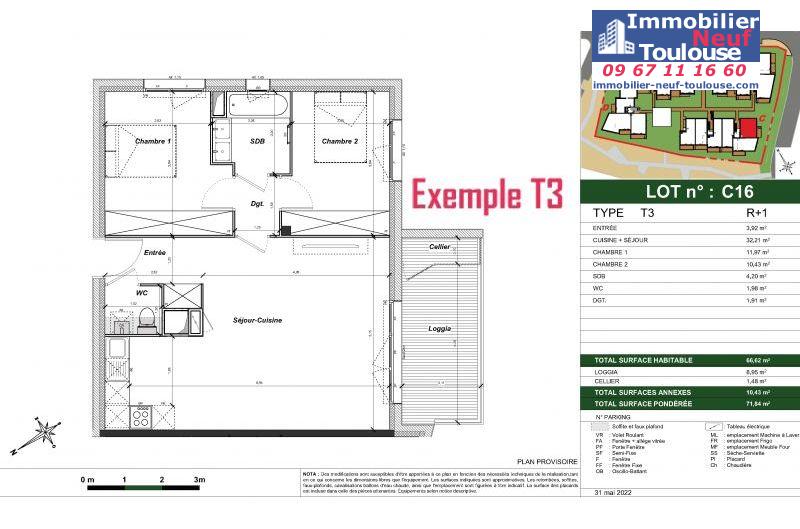Appartements neufs à Auzeville Tolosane - Programmes immobiliers neufs Belin Gaïa