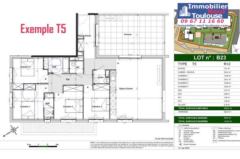 Appartements neufs à Auzeville Tolosane - Programmes immobiliers neufs Belin Gaïa