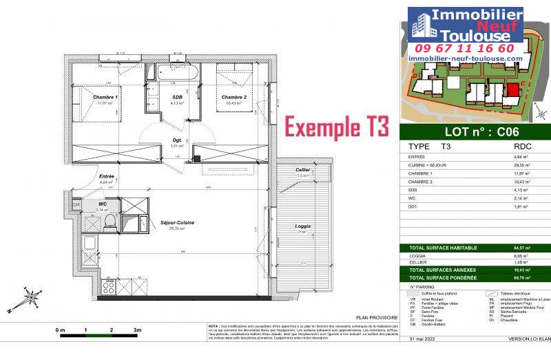 Appartements neufs à Auzeville Tolosane - Programmes immobiliers neufs Belin Gaïa