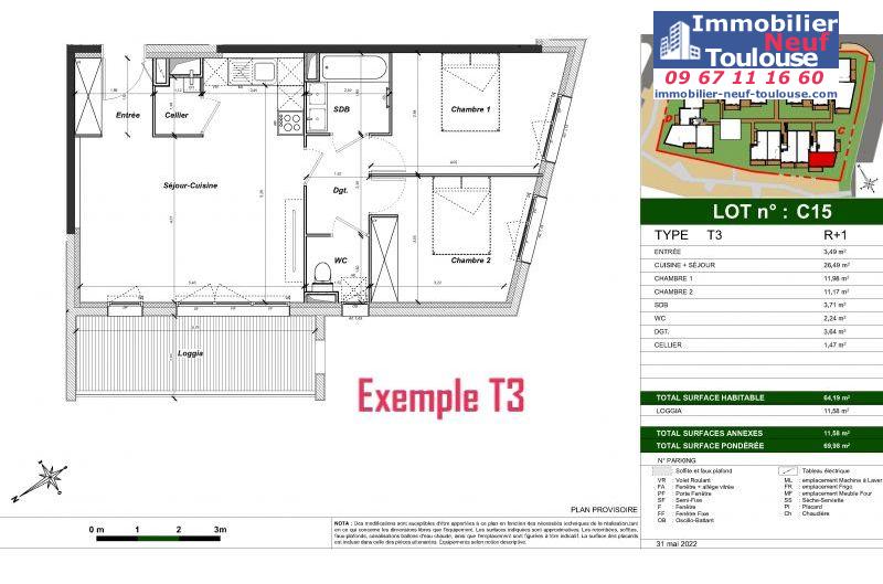 Appartements neufs à Auzeville Tolosane - Programmes immobiliers neufs Belin Gaïa