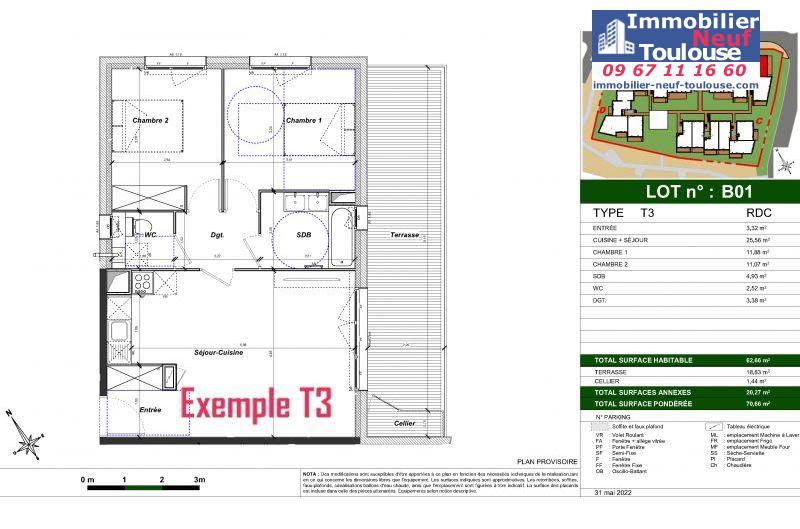 Appartements neufs à Auzeville Tolosane - Programmes immobiliers neufs Belin Gaïa