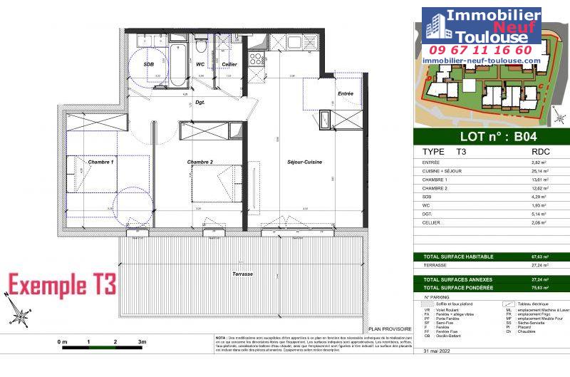 Appartements neufs à Auzeville Tolosane - Programmes immobiliers neufs Belin Gaïa