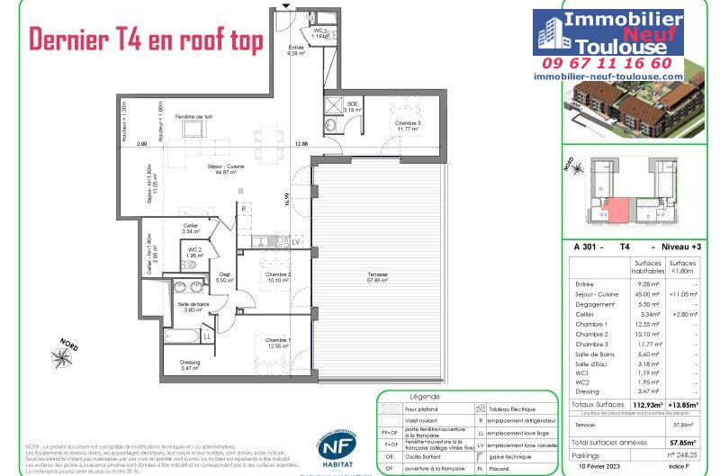 Appartements neufs à Castanet-Tolosan - Programmes immobiliers neufs Nacarat ILONA