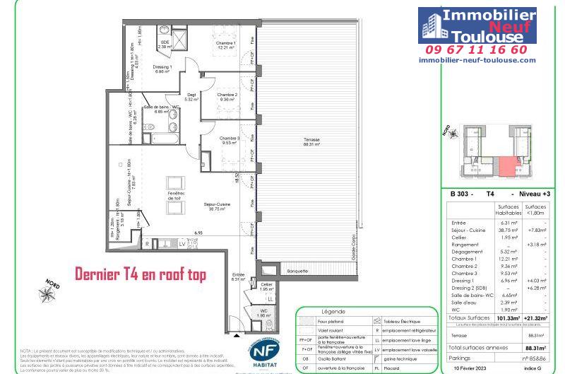 Appartements neufs à Castanet-Tolosan - Programmes immobiliers neufs Nacarat ILONA