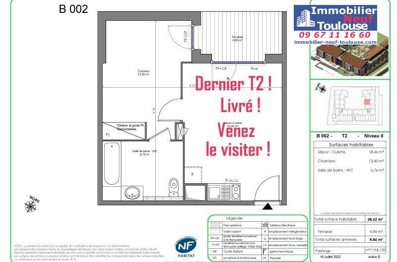 Appartements neufs à Castanet-tolosan - Programmes immobiliers neufs Nacarat ILONA