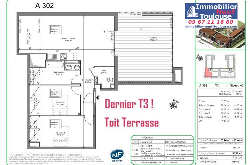 Appartements neufs à Castanet-Tolosan - Programmes immobiliers neufs Nacarat ILONA