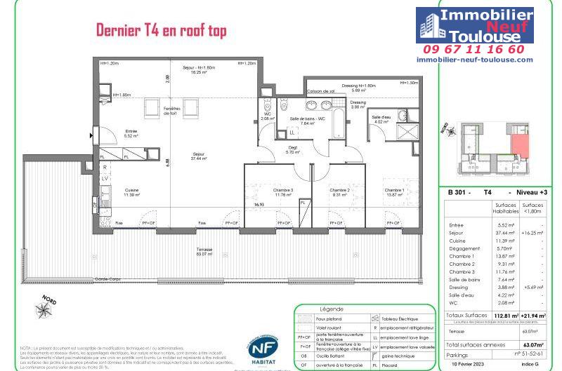 Appartements neufs à Castanet-Tolosan - Programmes immobiliers neufs Nacarat ILONA