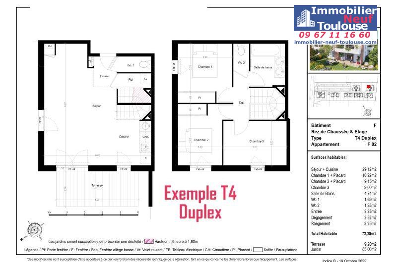 Appartements neufs à Toulouse Saint Simon - Programmes immobiliers neufs Prism Les Jardins Saint-Simon