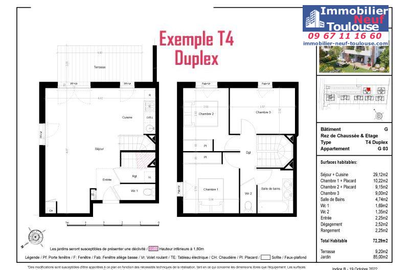 Appartements neufs à Toulouse Saint Simon - Programmes immobiliers neufs Prism Les Jardins Saint-Simon