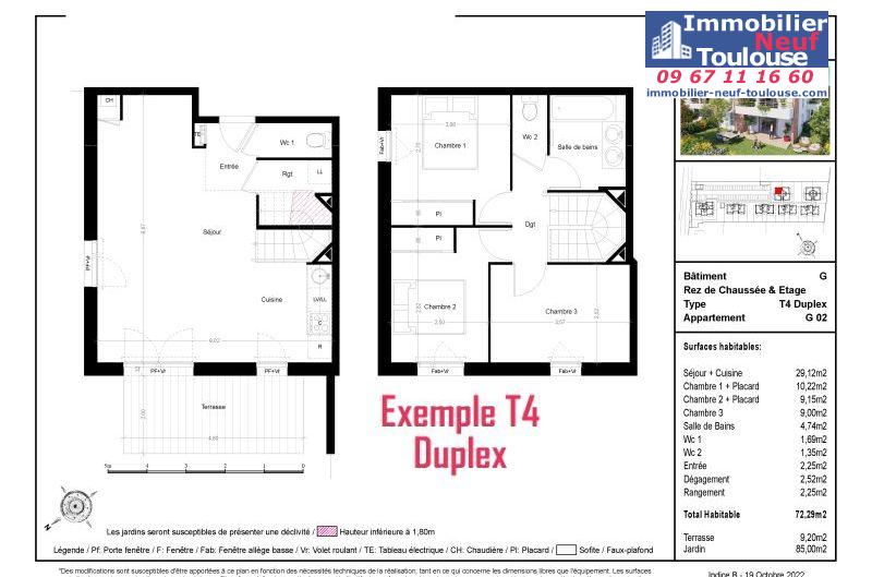 Appartements neufs à Toulouse Saint Simon - Programmes immobiliers neufs Prism Les Jardins Saint-Simon