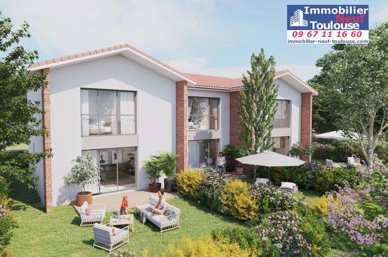 Appartements neufs à Toulouse Saint Simon - Programmes immobiliers neufs Prism Les Jardins Saint-Simon