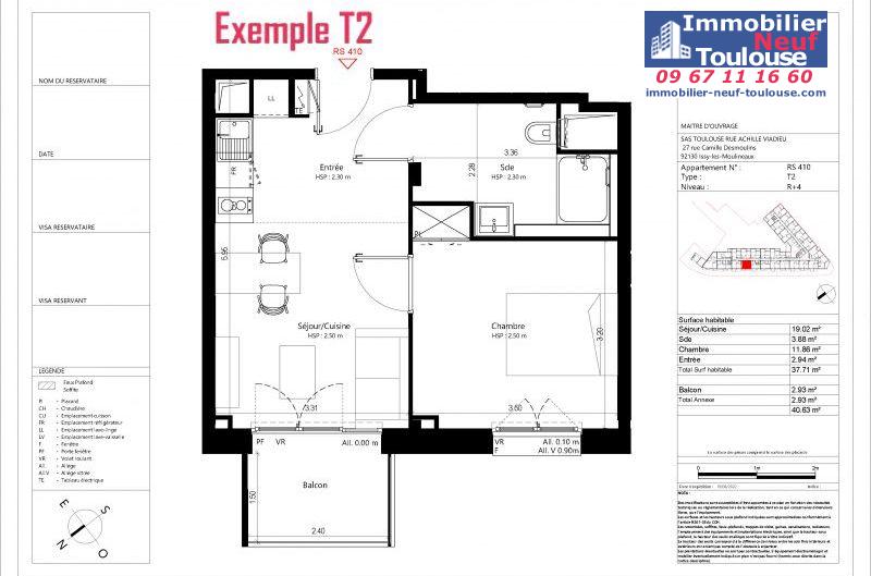 Résidence LMNP Sénior à Toulouse Saint Michel - Programmes immobiliers neufs Icade Le Parc - Résidence Seniors non médicalisée