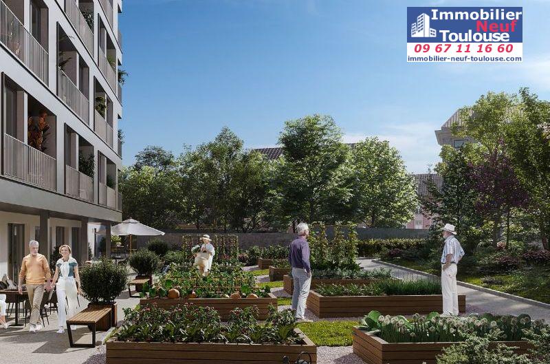 Résidence LMNP Sénior à Toulouse Saint Michel - Programmes immobiliers neufs Icade Le Parc - Résidence Seniors non médicalisée