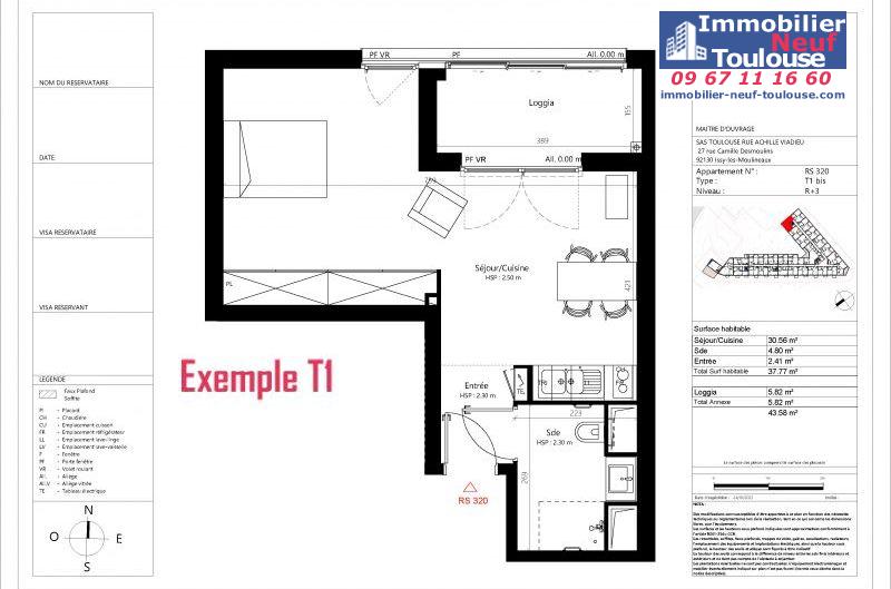 Résidence LMNP Sénior à Toulouse Saint Michel - Programmes immobiliers neufs Icade Le Parc - Résidence Seniors non médicalisée