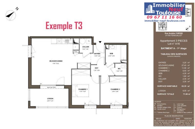Appartements neufs à Fenouillet - Programmes immobiliers neufs LNC Nouveaux constructeurs BOTANIKA