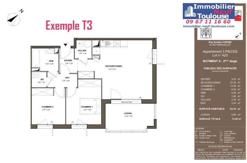 Appartements neufs à Fenouillet - Programmes immobiliers neufs LNC Nouveaux constructeurs BOTANIKA