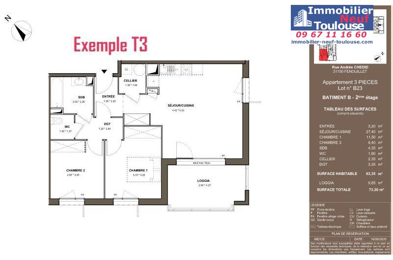 Appartements neufs à Fenouillet - Programmes immobiliers neufs LNC Nouveaux constructeurs BOTANIKA