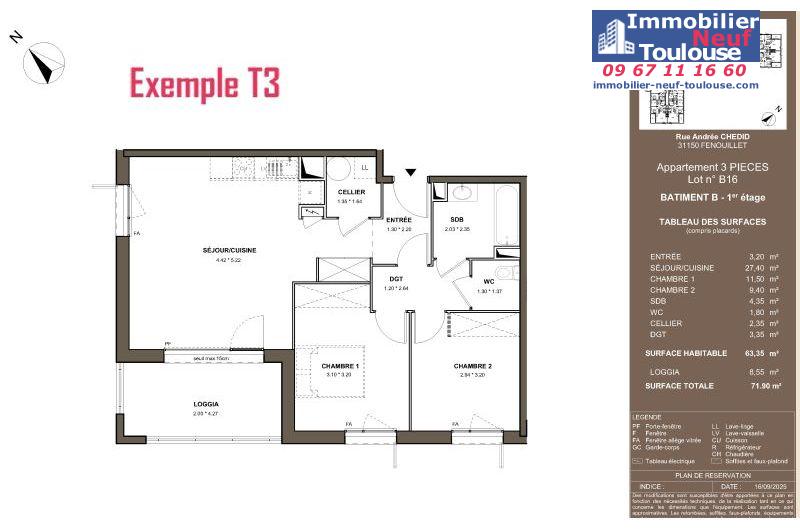 Appartements neufs à Fenouillet - Programmes immobiliers neufs LNC Nouveaux constructeurs BOTANIKA