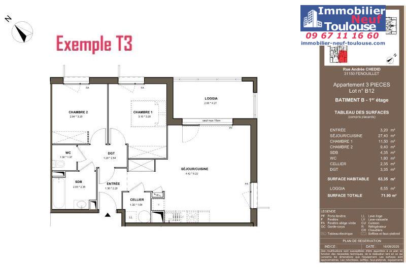 Appartements neufs à Fenouillet - Programmes immobiliers neufs LNC Nouveaux constructeurs BOTANIKA