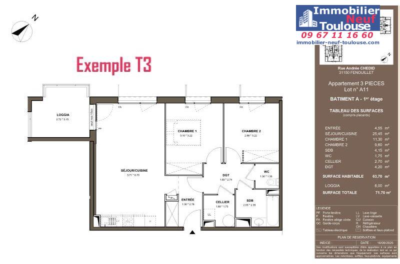 Appartements neufs à Fenouillet - Programmes immobiliers neufs LNC Nouveaux constructeurs BOTANIKA