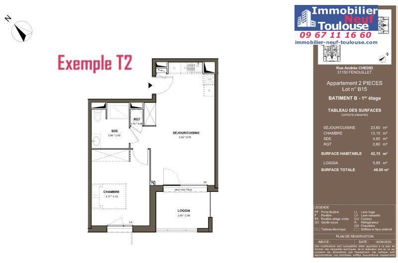 Appartements neufs à Fenouillet - Programmes immobiliers neufs LNC Nouveaux constructeurs BOTANIKA